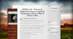 Desktop Screenshot of college-plateau-caillou.ac-reunion.fr