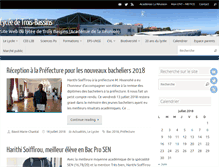 Tablet Screenshot of lycee-3bassins.ac-reunion.fr