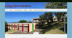 Desktop Screenshot of college-marcel-goulette.ac-reunion.fr