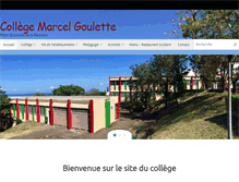 Tablet Screenshot of college-marcel-goulette.ac-reunion.fr