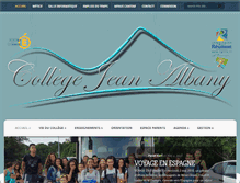 Tablet Screenshot of college-jean-albany.ac-reunion.fr