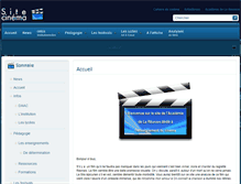 Tablet Screenshot of cinema.ac-reunion.fr