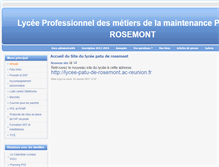 Tablet Screenshot of lycee-patu.ac-reunion.fr