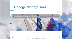 Desktop Screenshot of college-montgaillard.ac-reunion.fr