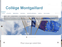 Tablet Screenshot of college-montgaillard.ac-reunion.fr