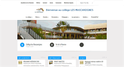 Desktop Screenshot of college-les-mascareignes.ac-reunion.fr